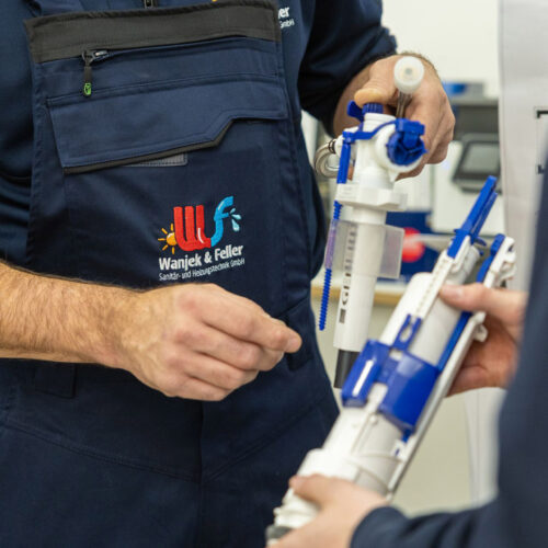 Mitarbeiter bei interner Schulung